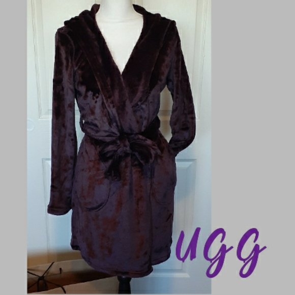 UGG MIRANDA ROBE, SIZE XS, PORT - Picture 2 of 11